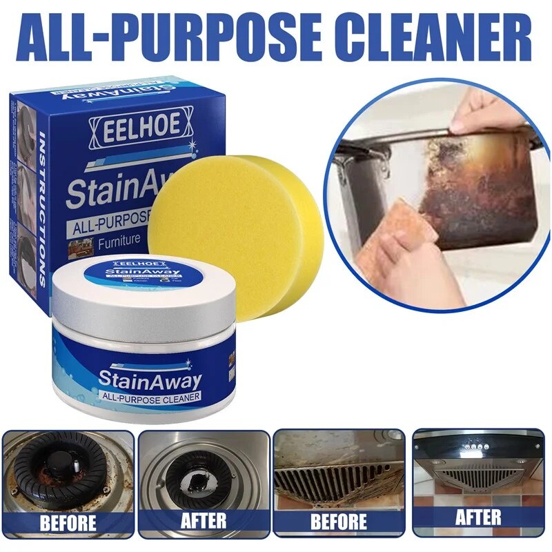 Kitchen Heavy Oil Cleaning Cream Powerful Stainless Steel Cookware ...