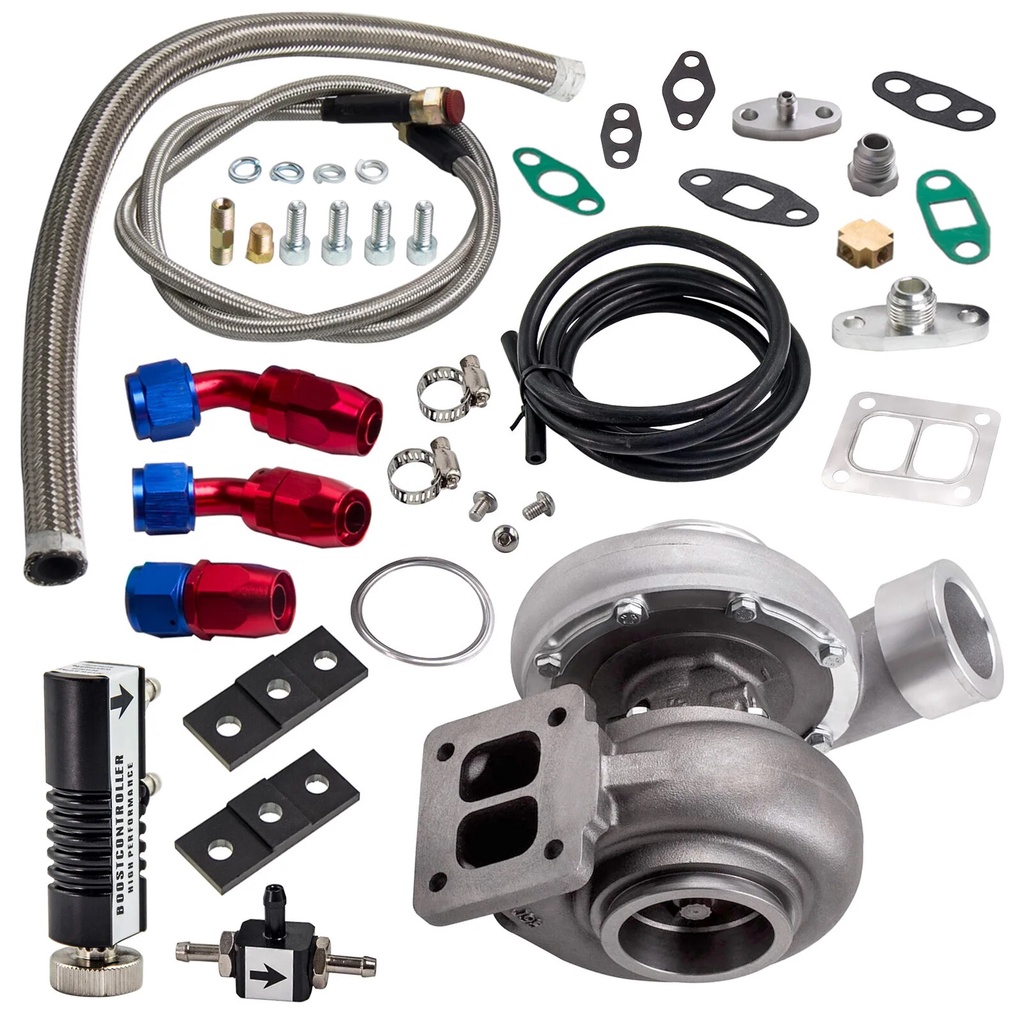 Universal GT45 Turbo charger T4 VBand 1.05 A/R Huge 600+HPs Boost