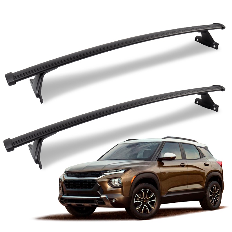 Roof Rack Roof Rail Cross Bar Aluminium Silver Roof Rails For Chevrolet Chevy Trailblazer 2021