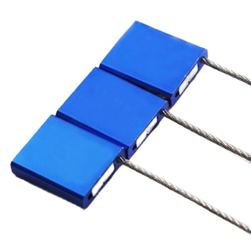 5PCS Wire Seal 30cm Aluminum Alloys Lock Body Metal Security Cable Tie ...