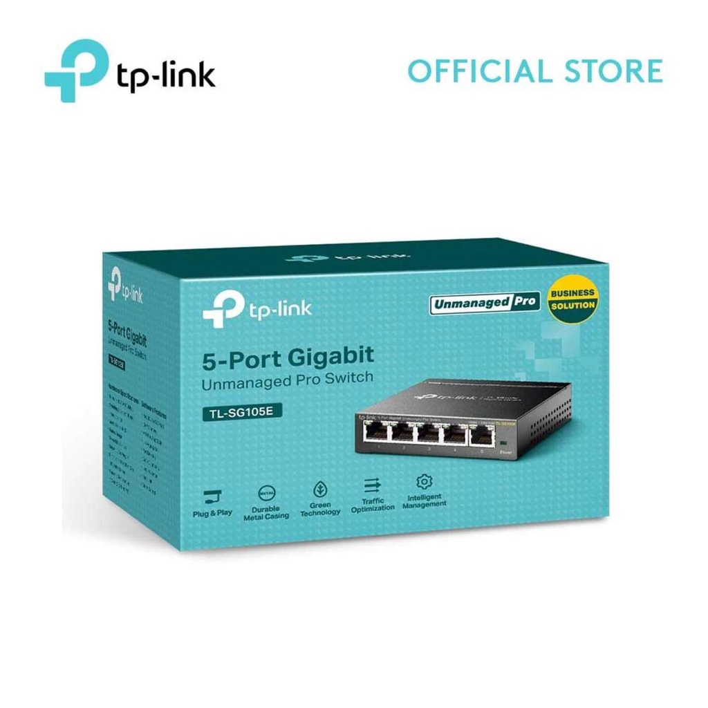 TPLink TLSG105E 5Port Gigabit Easy Smart Switch Network Switch Hub 5