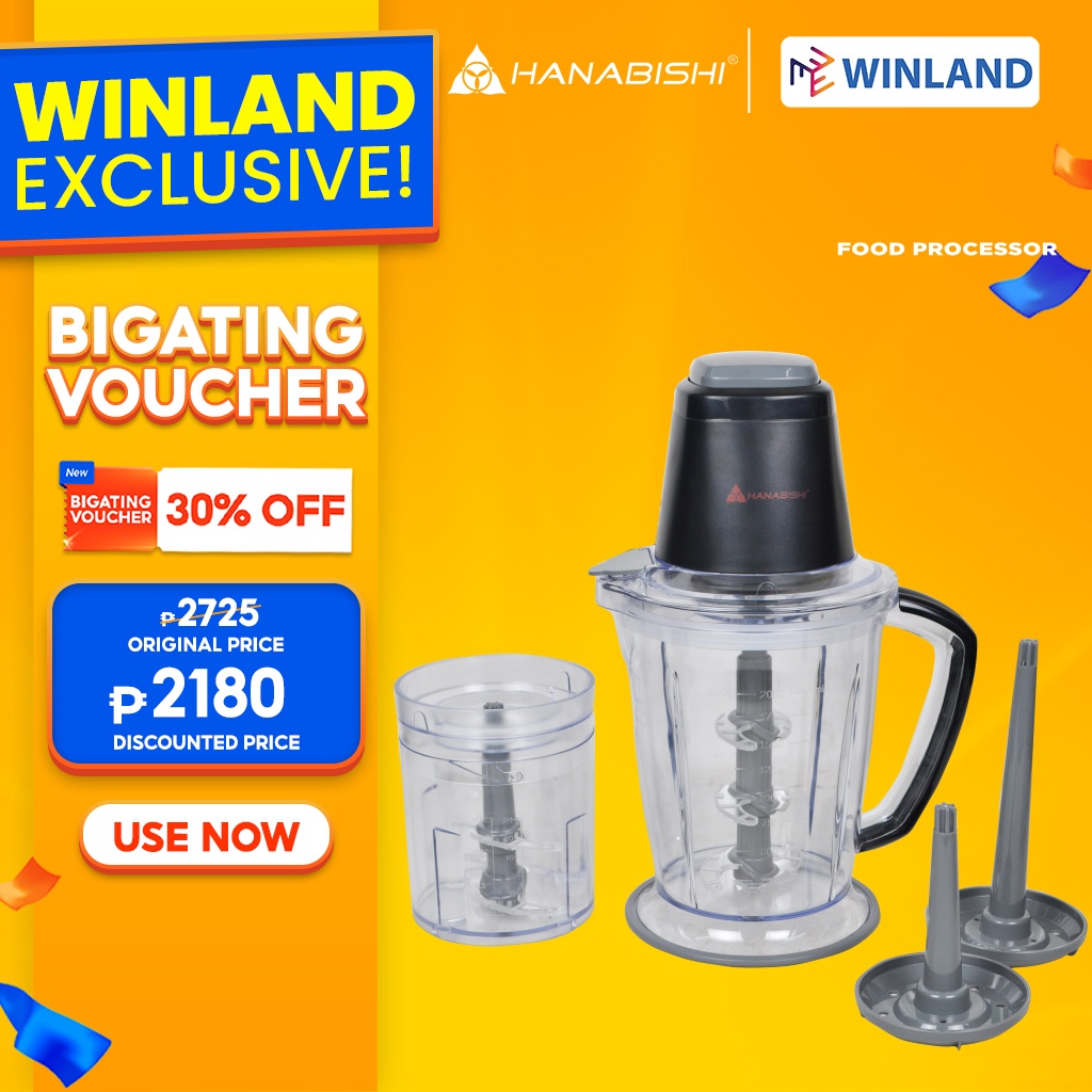 [7194]HANABISHI by Winland Aesthetic,Super Food Processor Blender
