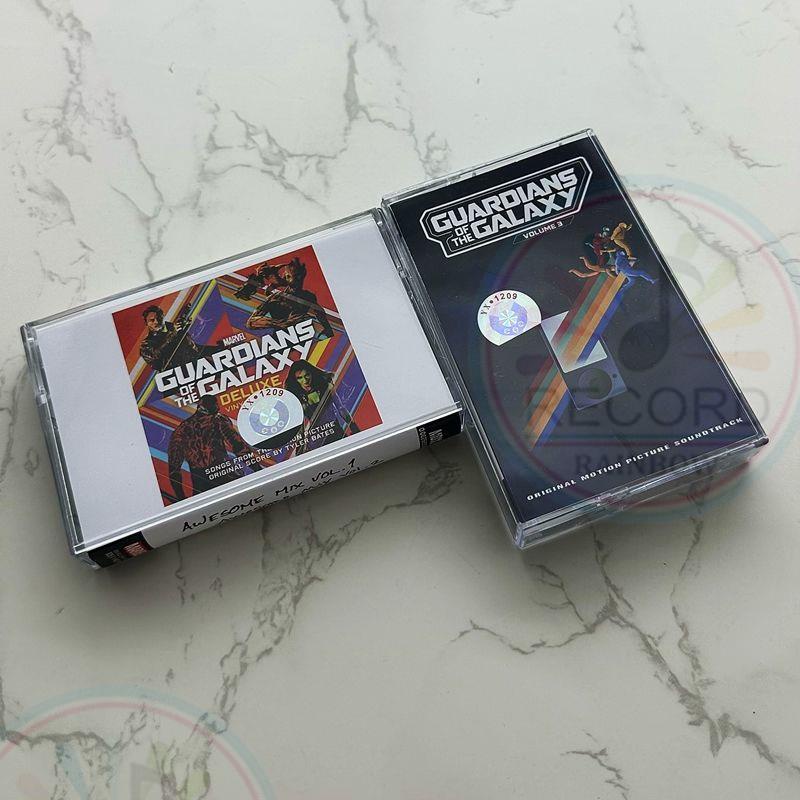 Original Guardians of the Galaxy Cassette Tape + Lyric Book Collector's Edition Two Tapes Set