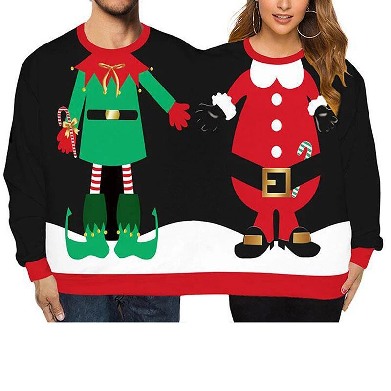 Conjoined christmas outlet sweater