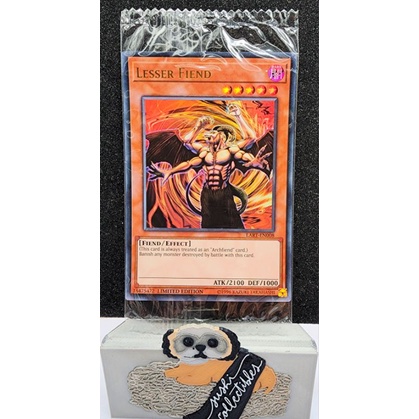 Yugioh! 1x Lesser Fiend (LART - Ultra Rare) Limited Edition READ ...
