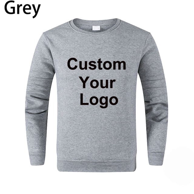 88q New Unisex Hatless Sweatshirt Customize Your Logo Crew Neck Sweater ...