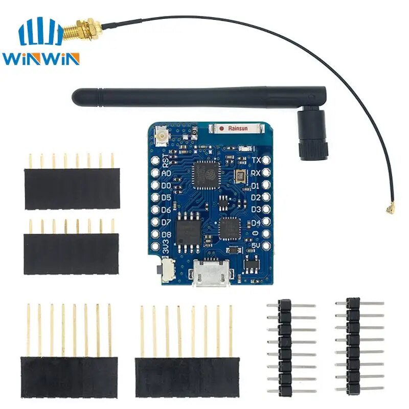 43z Wemos D1 Mini Pro 4m 16m Bytes External Antenna Connector Nodemcu Based Esp8266 Esp 8266ex 9445