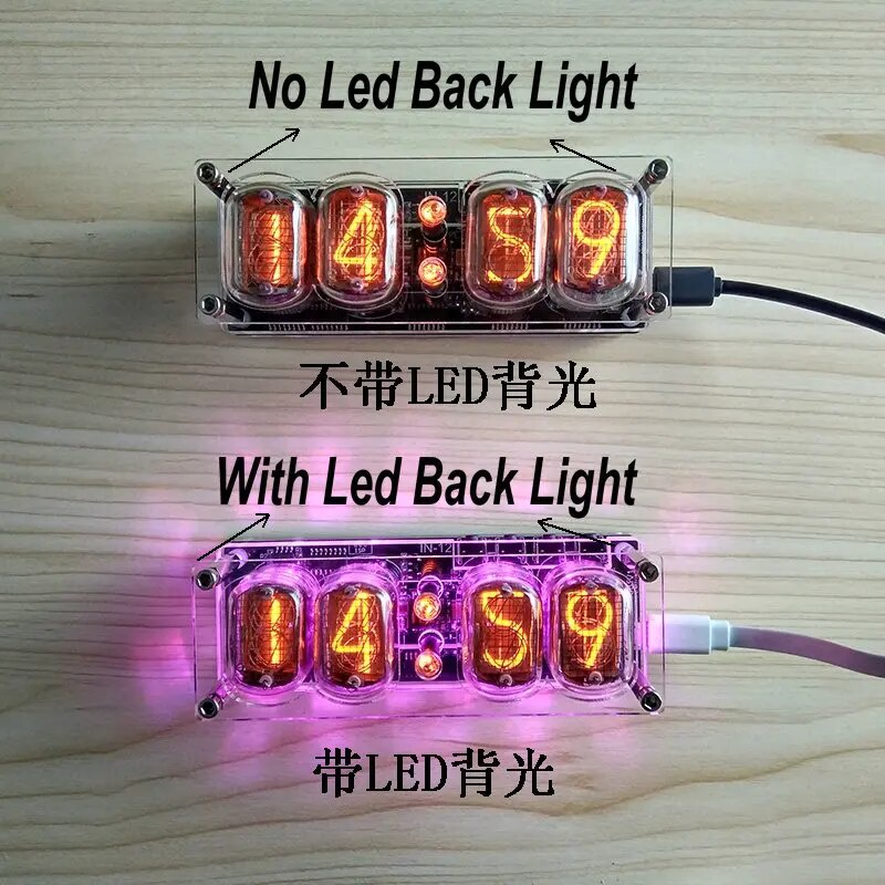 533 Nixie CLock Diy In12 In-12 Nixie Tube Pcba Kit Digital Clock ...