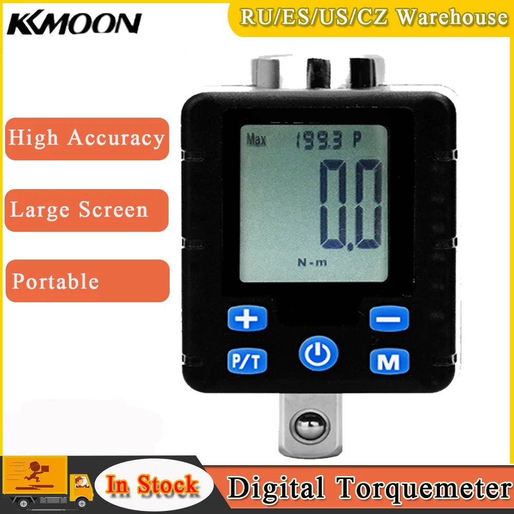 441 High Accuracy Large Screen Electronic Digital Display Torquemeter ...