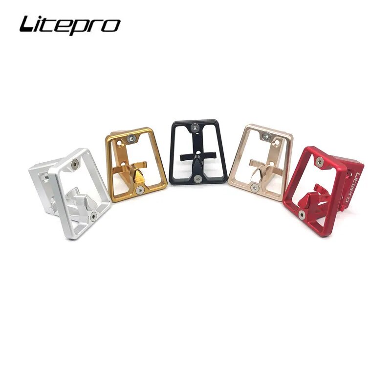 12a Litepro for Brompton Bag Carrier Block 5 Colors 2 Holes for Birdy Folding Bike Accessories