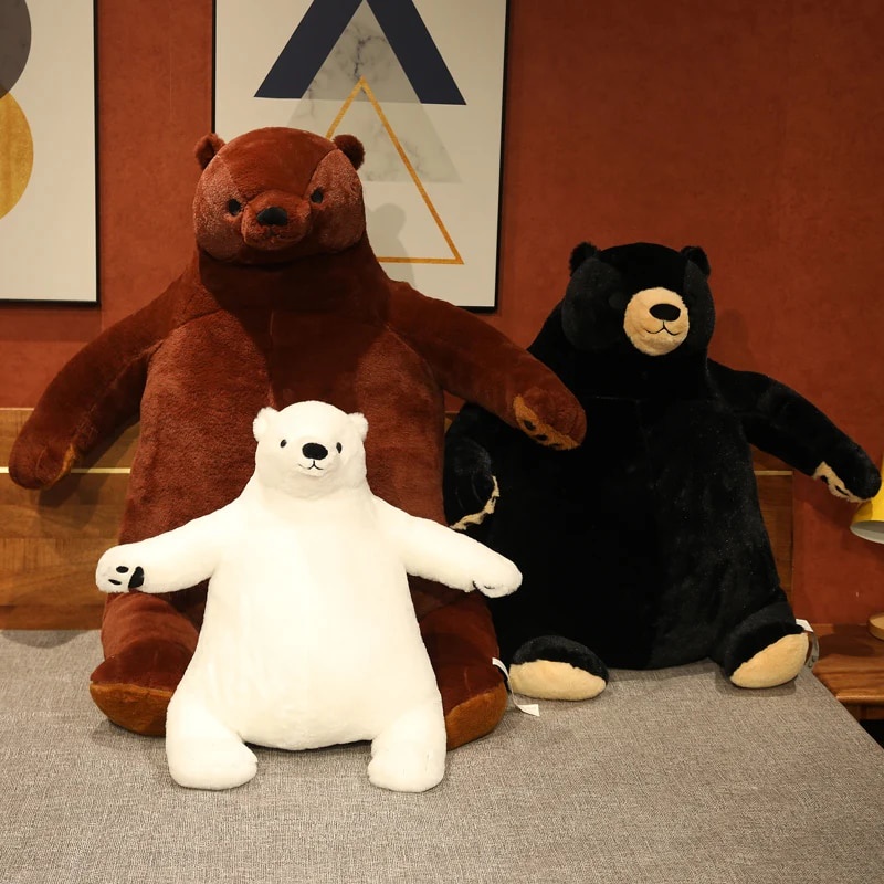 100cm Brown Teddy Bear DJUNGELSKOG Plush Toys Soft Stuffed Animal