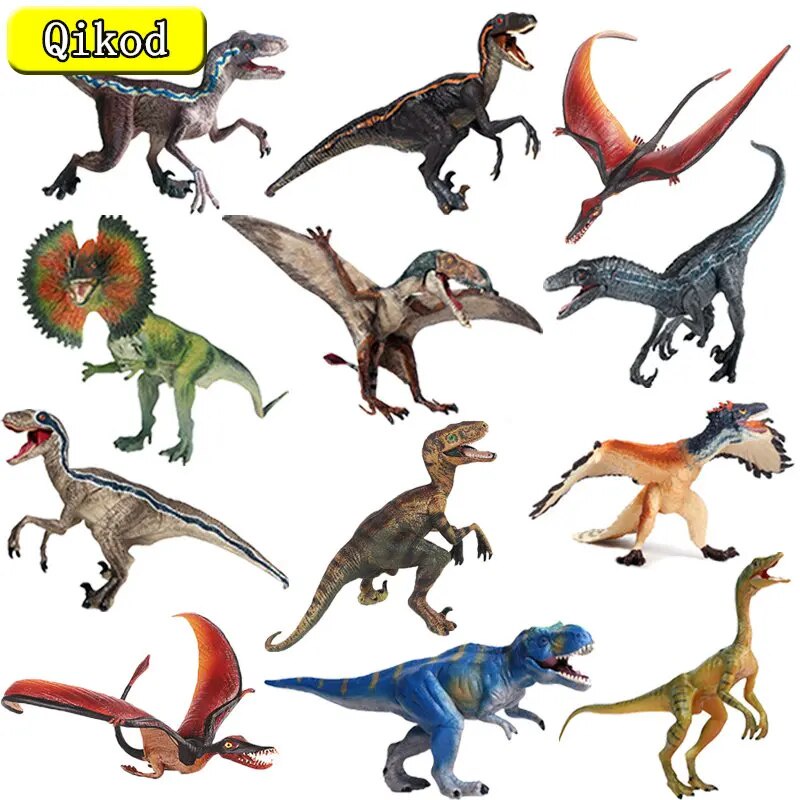 23y Jurassic World Animal Model Dinosaur Toys Figurine Velociraptor