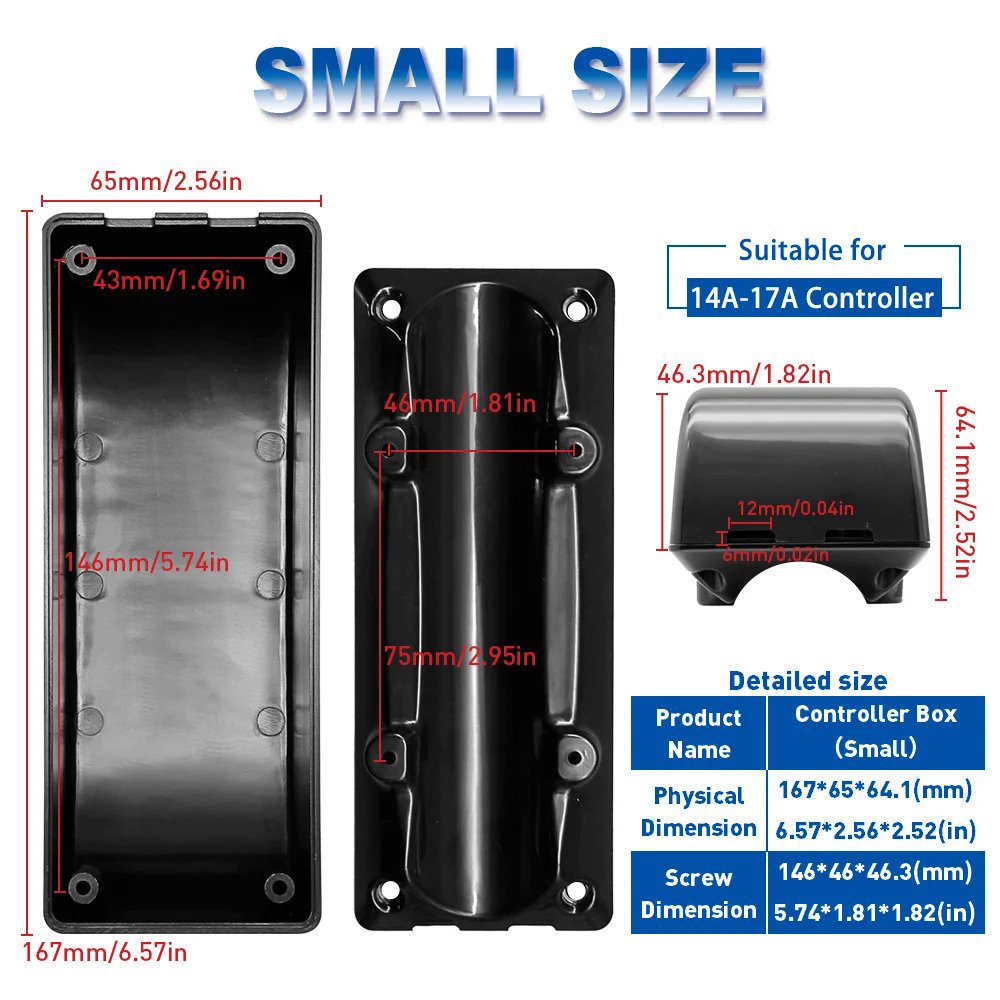 Ebike Plastic Controller Box, Lithium Battery Controller Box Case Kit ...