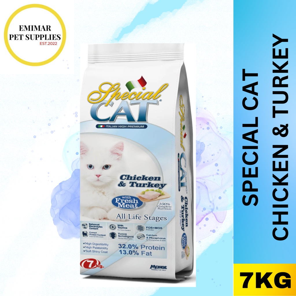 Quality Goods Life 1kg Stages Turkey Chicken Per Food 7kg Bag Special Repacked Dry Cat Monge All 8764