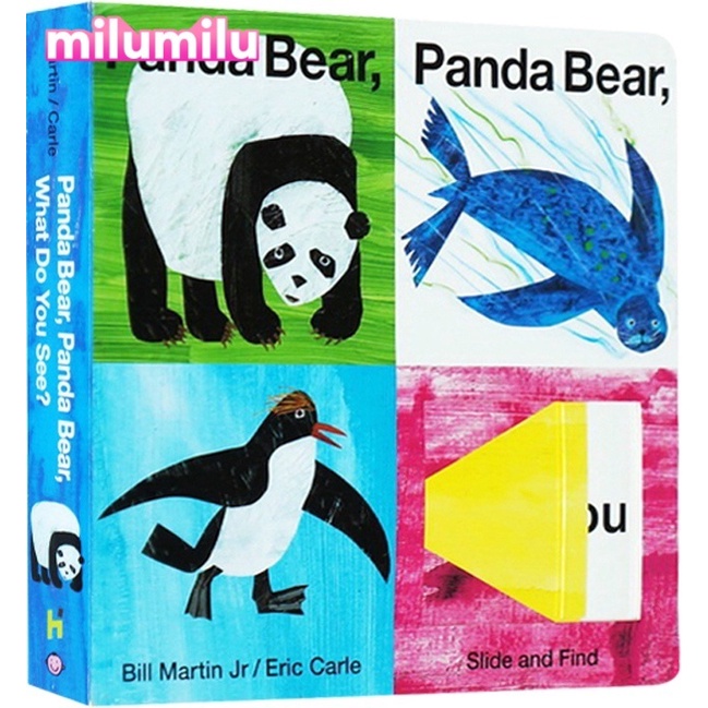 Milu Panda Bear Panda Bear What Do You See Board Book Eric Carle ...