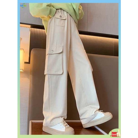 cargo pants cargo pants for girls Girls' pants spring and autumn style ...