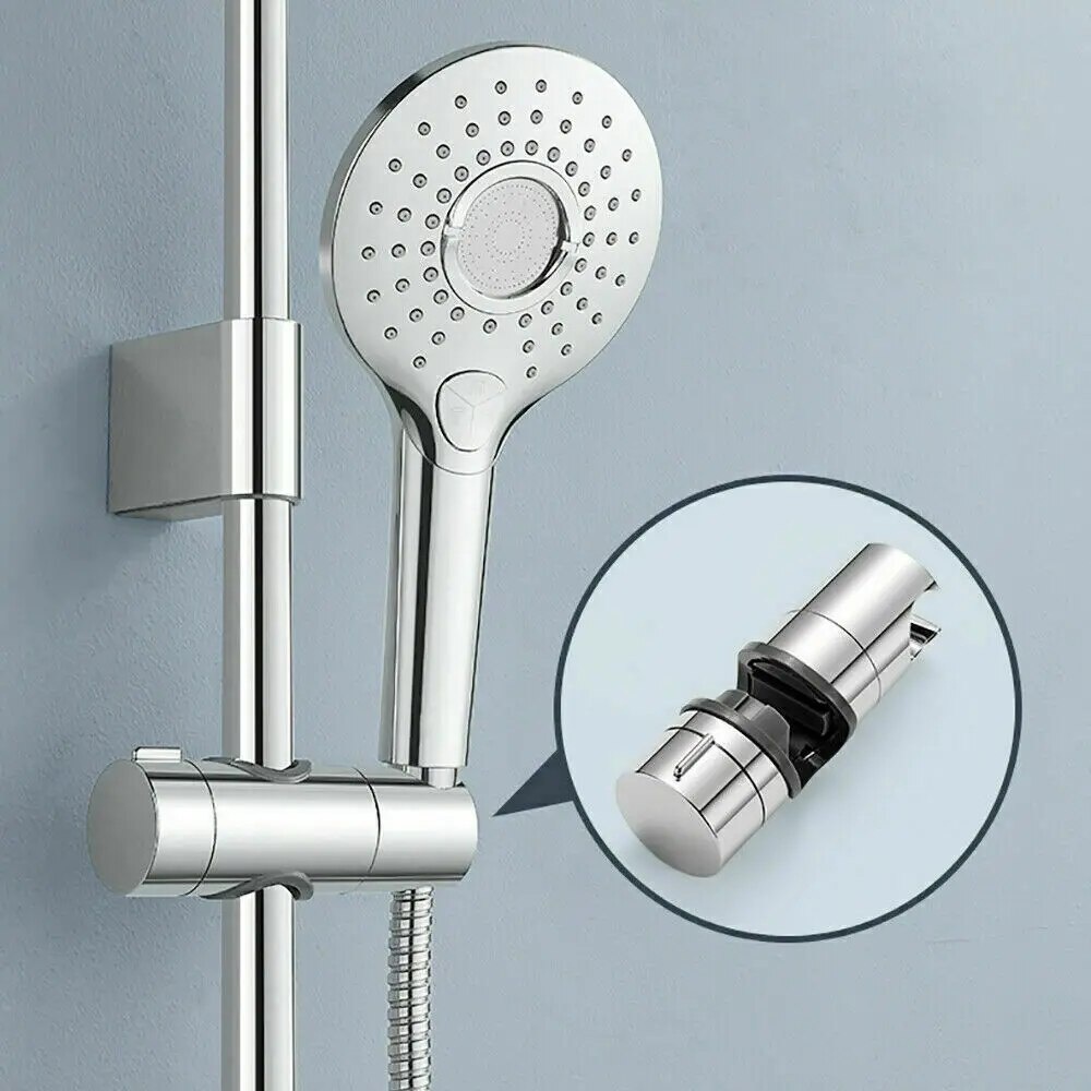 12S Universal Adjustable Shower 18-25mm Rail Head Slider Rail Bar ...