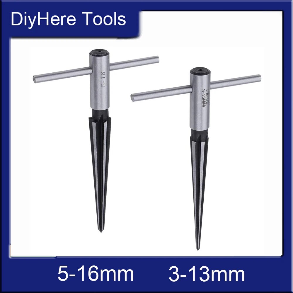 Performance Tool Hand Tapered Reamer Set with THandle to Align Holes
