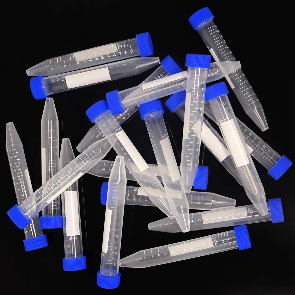 웃15ml Conical Bottom Plastic Lab Centrifuge Tubes Laboratory Test Tubes ...