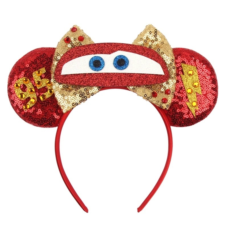 Popular Cars Disney Ears Headband Lightning McQueen Mickey Mouse ...