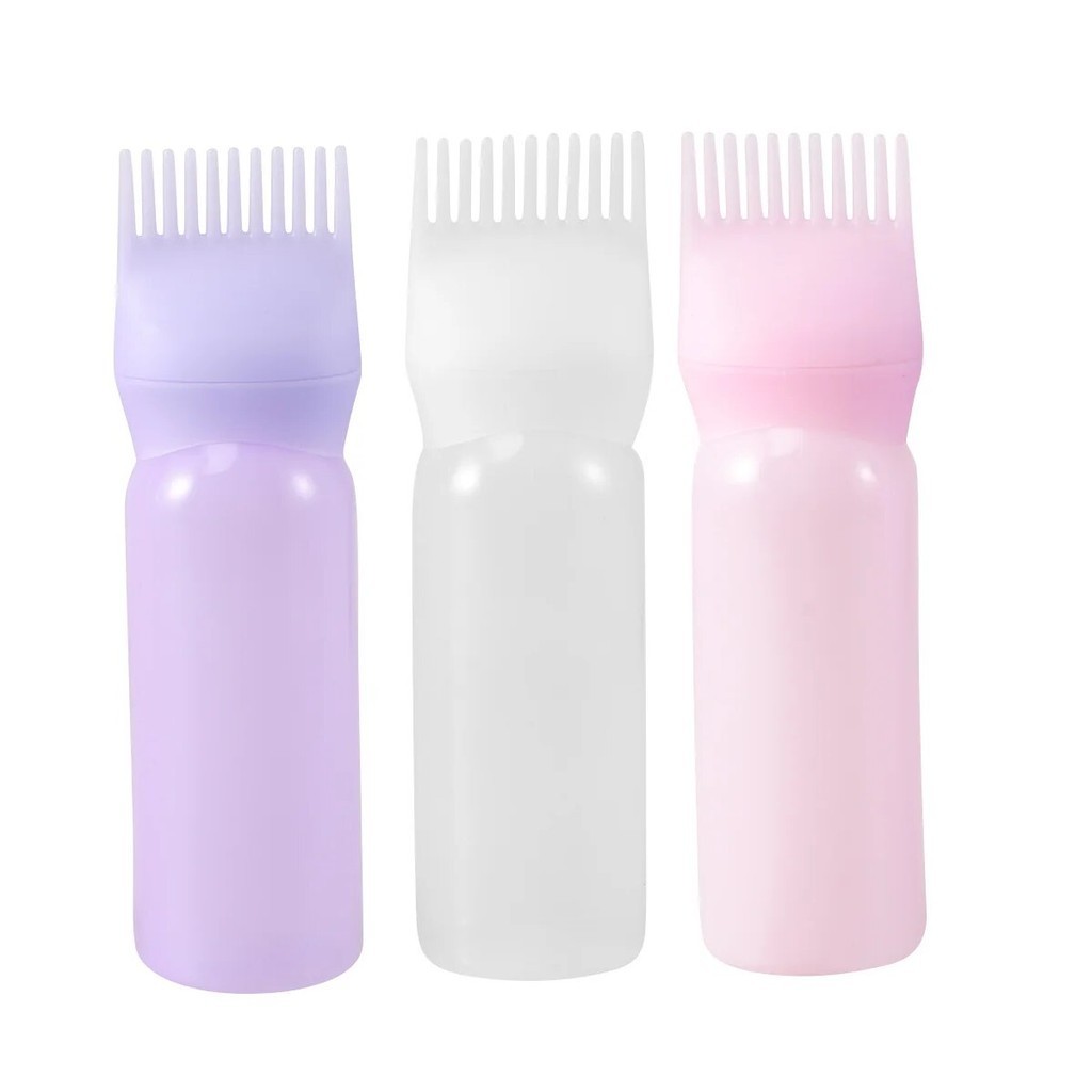 39O Bottle Hair Applicator Comb Dye Oil Developer Color Splat Bottles ...