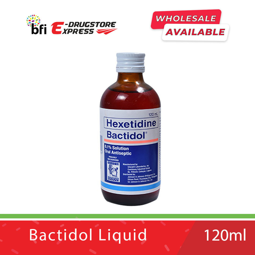 COD BFI 120ml Oral Hexetidine EDrugstore Bactidol Liquid Antiseptic ...