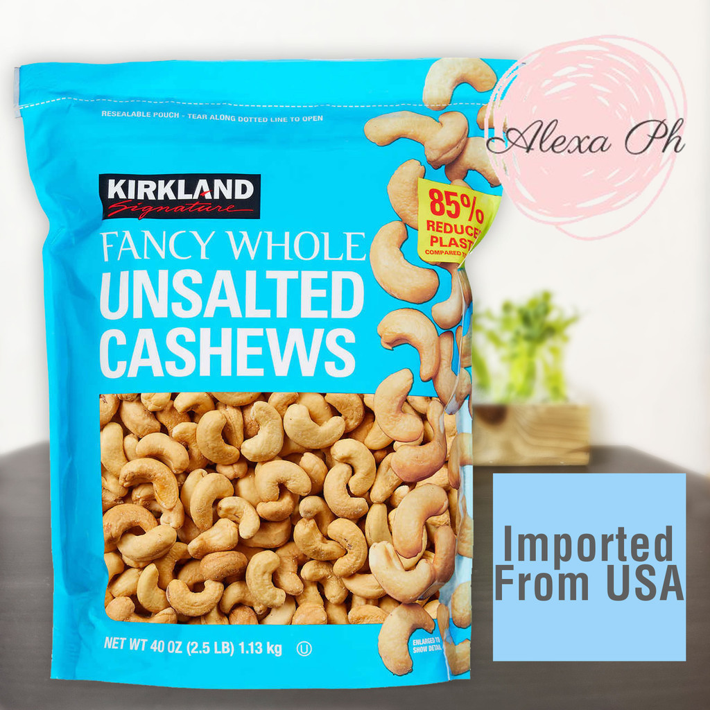 2024 Healthy nutrition 113 Kirkland Whole Unsalted Signature Cashews Fancy kg Shopee Philippines