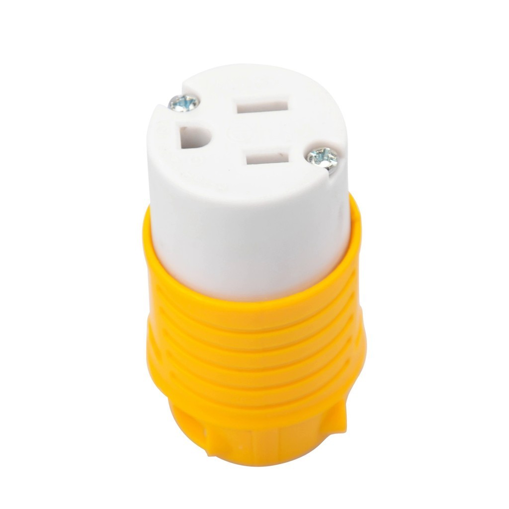 Electrical Replacement Receptacle, NEMA 515R Extension Cord Female
