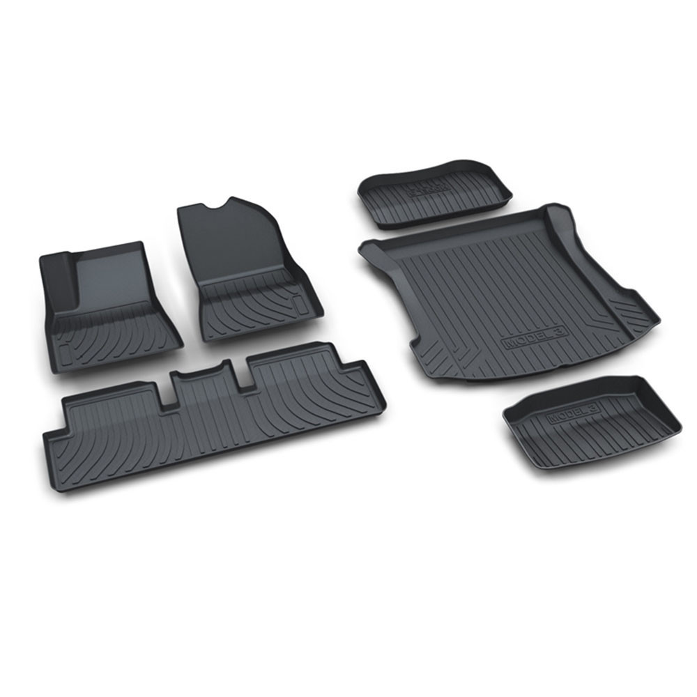 For Tesla Model 3 Car floor Mats Model3 2019 2020 2021 2022 All Weather ...