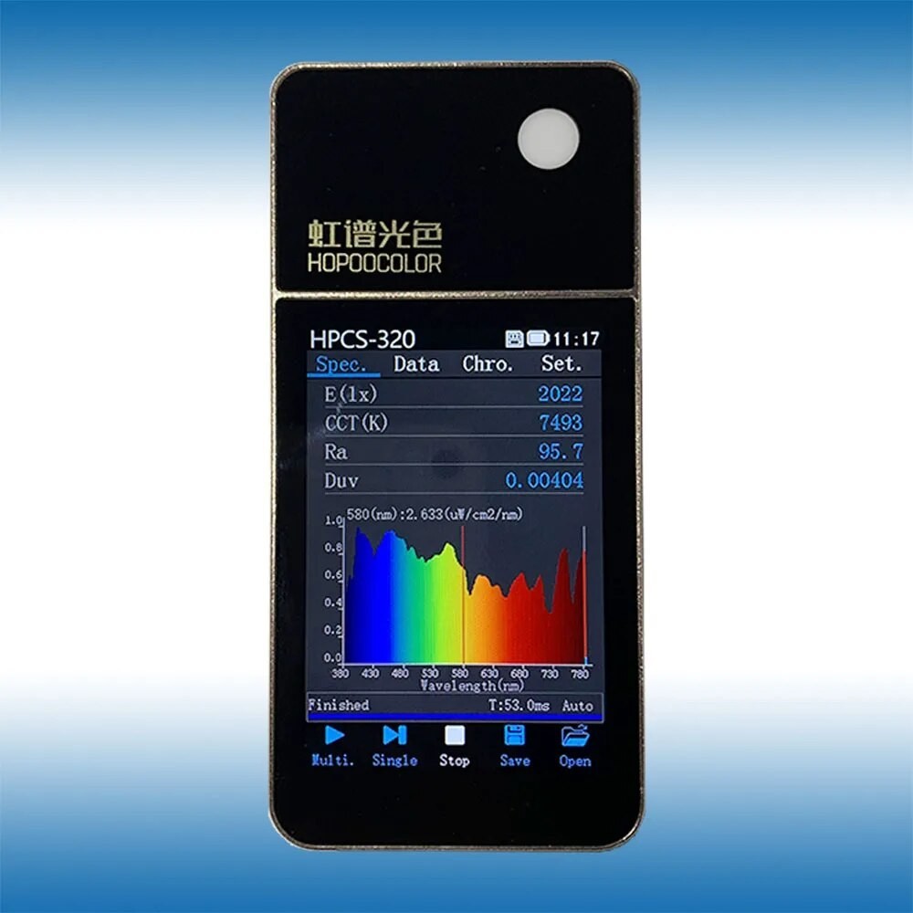 ☑HPCS320 Cheap Spectrometer CCT CRI Meter Lux Photometer 유A Shopee