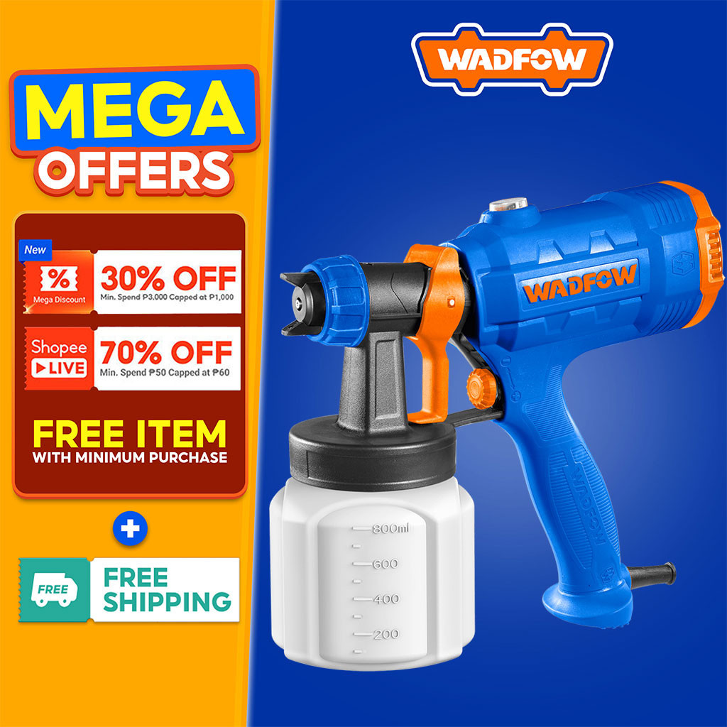 Wadfow Heavy Duty Electric Paint Spray Gun 450W Spraying Machine High