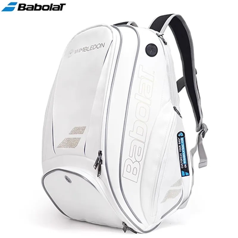 Original BABOLAT Tennis Bag Backpack 2 Tennis Rackets Bag Wimbledon Badminton Padel Racket Squa