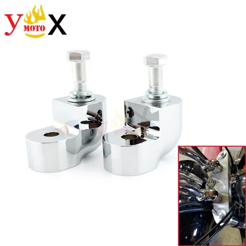 웃VTX1300 Motorcycle Drag Handle Bar Riser Spacer Handlebar Clamp