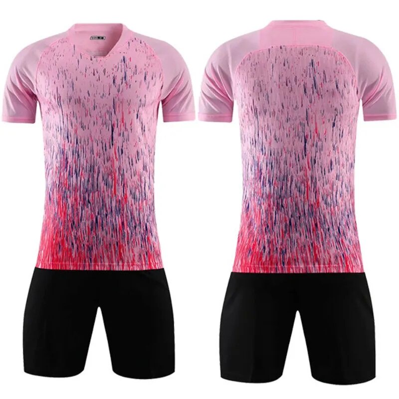 ♥Retro soccer team jerseys Men Football kits Custom soccer uniform
