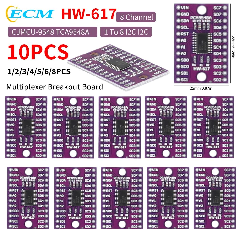 CJMCU-9548 TCA9548A 1-to-8 I2C Multiplexer Breakout Board 8 Channel ...