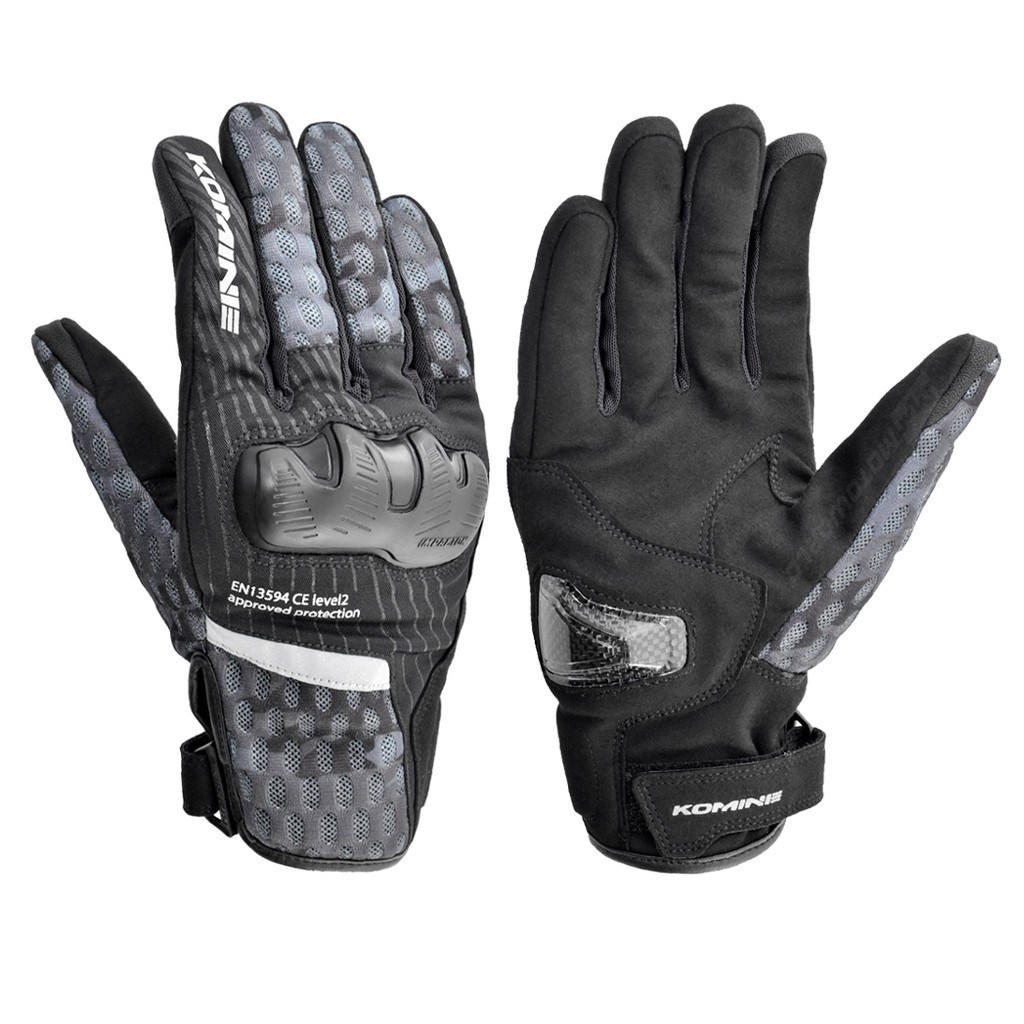 KOMINE Men's Motorcycle Mesh Gloves GK244 Supreme Protect Cooling Mesh