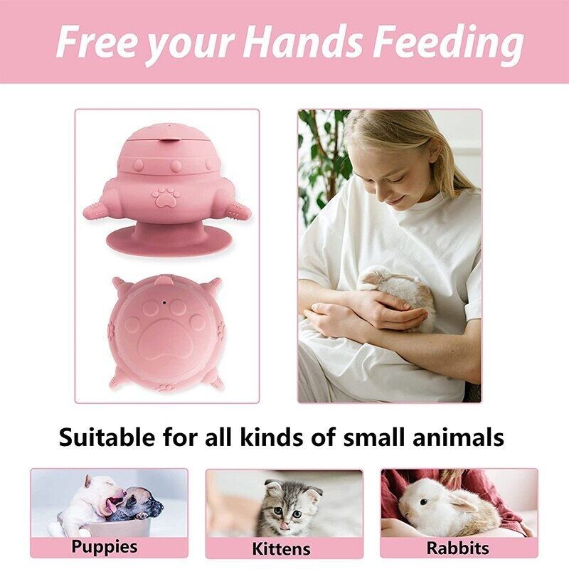 Dog Bottles Puppies Silicone Raits 240Ml Puppy Bowls For Kittens Milk