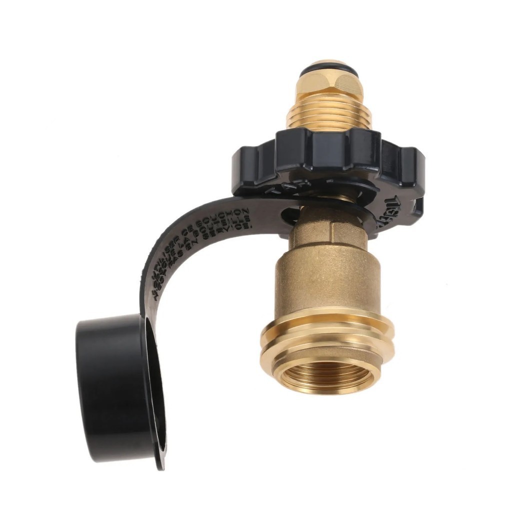 126 Brass POL LP Tank To QCC1/Type1 Hose Regulator Gas Grill Propane ...