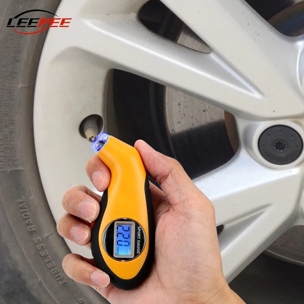 Tpms Car Tire Pressure Monitor Gauge Manometer Barometers Tester 