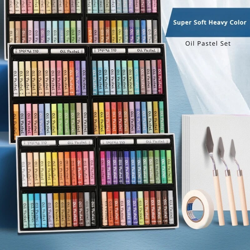 Super Soft Oil Pastel Set 24/36/48 Colors Macaron Children Diy Painting ...