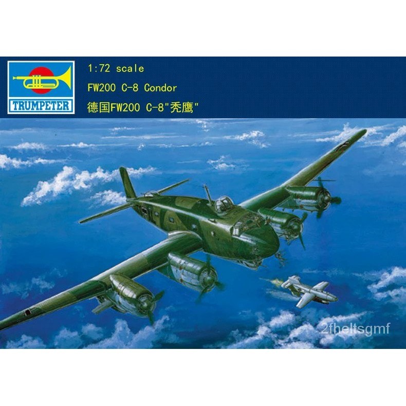 Revell 03777 Kit de construction du Focke-Wulf Fw 200 C-5/C-8 Condor, 1:72 - Modellbau Berlinski