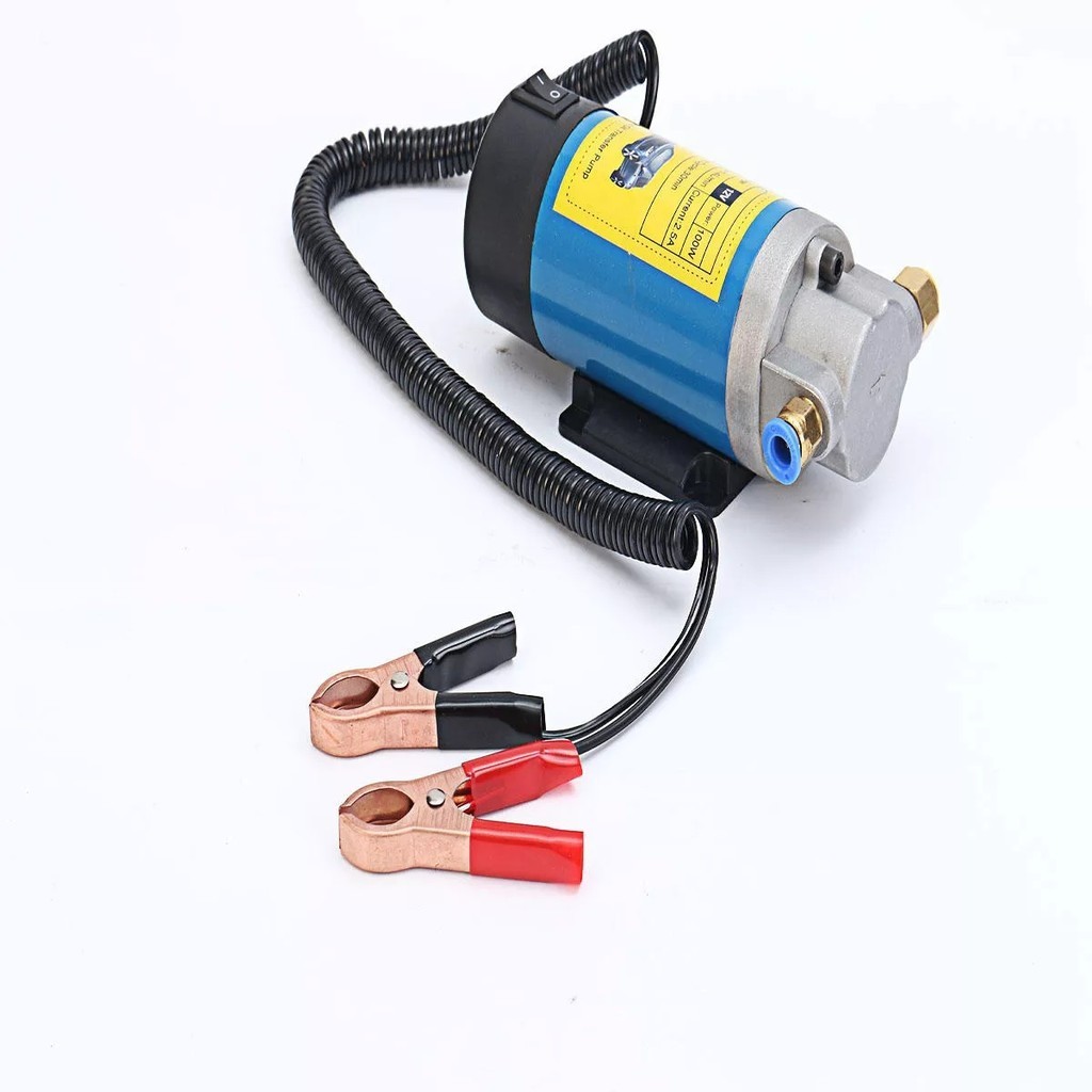 Electric Oil Transfer Pump 12V 100W Extractor Fluid Suction Pump Siphon Tool