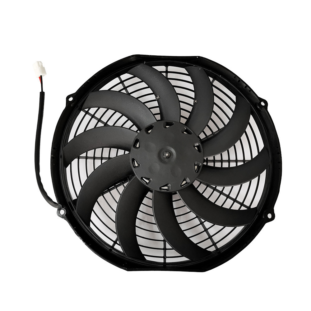 DC 12 inch 12V 24V condenser fan for refrigerator car conditioner ...