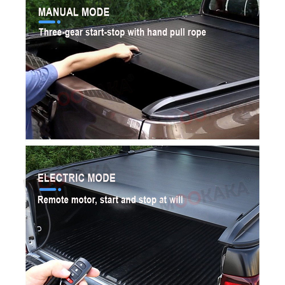 ღFor Mitsubishi L200 Triton Pickup Tonneau Cover Truck Trunk Electric