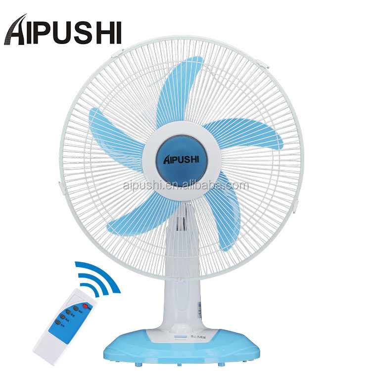 Indoor portable small size 12v solar battery rechargeable dc table fan ...