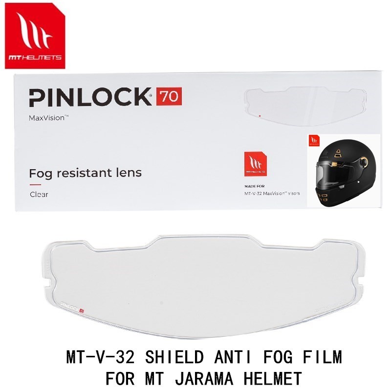 professional Anti fog film for MT helmets Pinlock fog resistant lens
