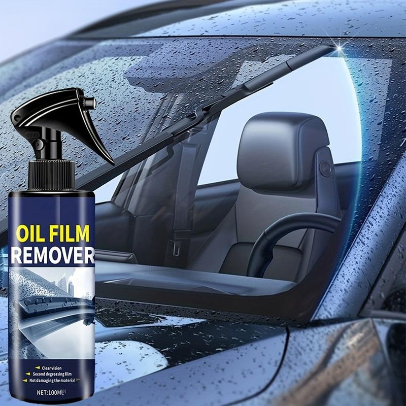 car glass oil film remover spray