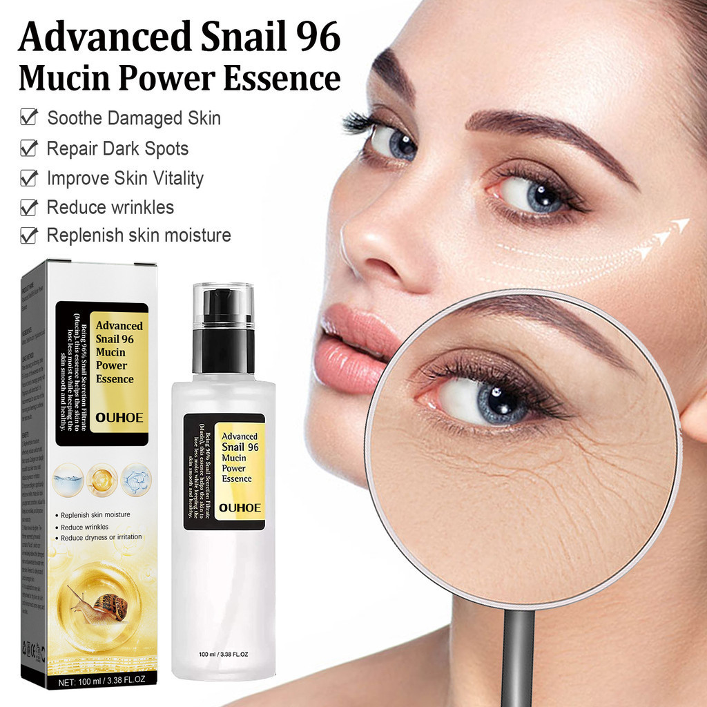 Snail Mucin 96% Collagen Power Essence Hydrating Face Serum Skin ...