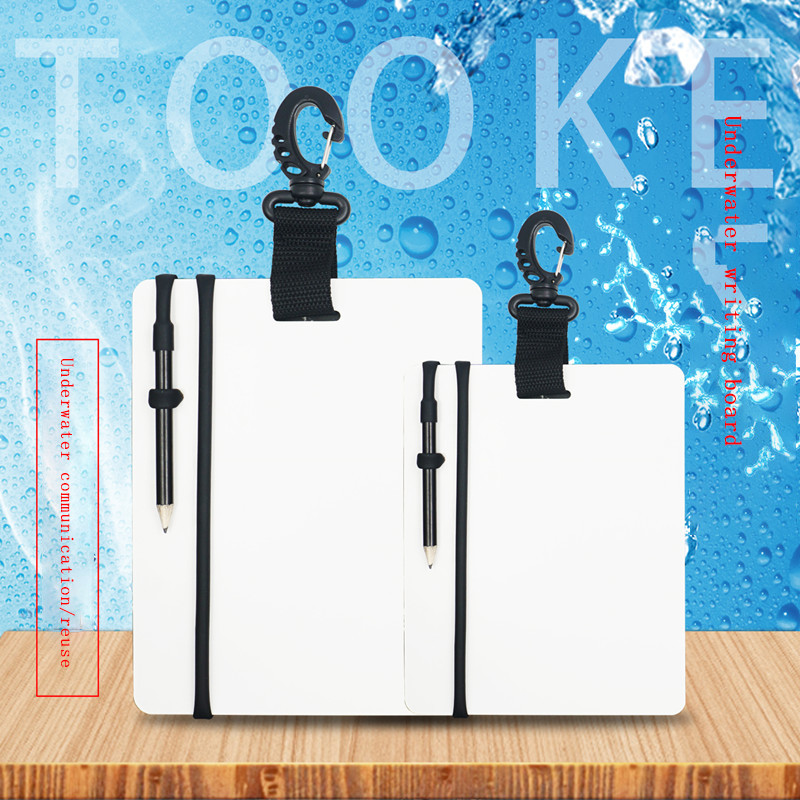 Underwater Writing Slate Diving Wordpad Gear Board with Swivel Clip and ...