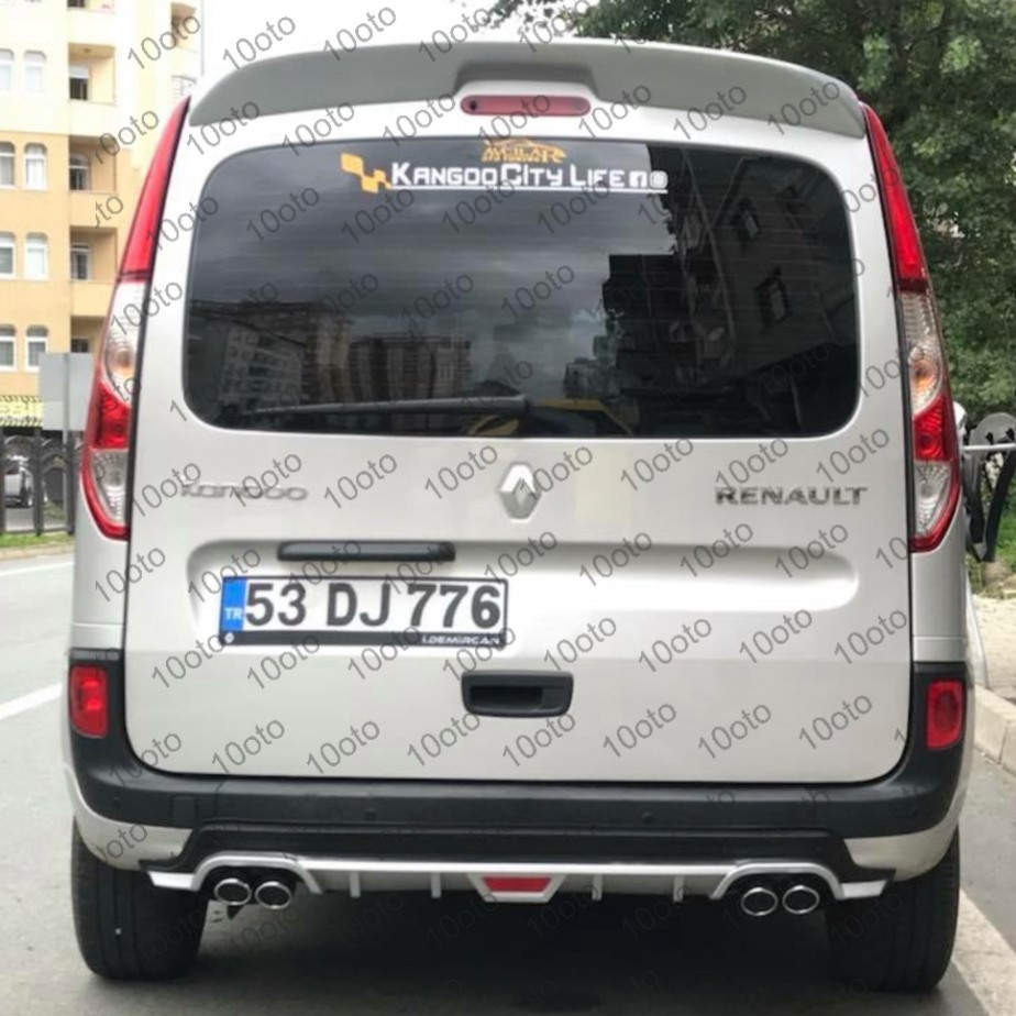Car Rear Bumper Six Spoiler Diffuser Renault Kangoo Universal Rear ...
